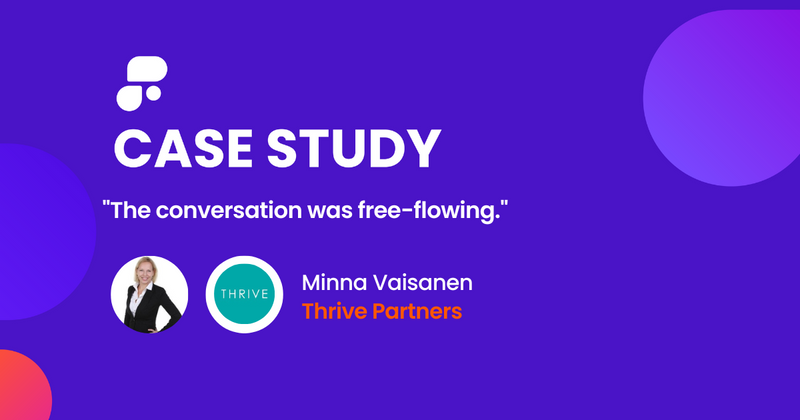 ‘The conversation was free-flowing’ - Minna Vaisanen